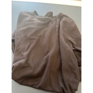 Polar Max Womens Thermal Long Sleeve Shirt Top Base Layer Brown XS